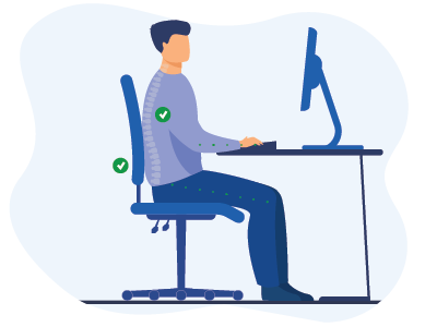 Lower back support